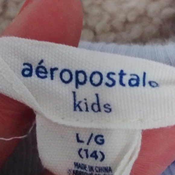 🔥3 for 25 Bluenotes Aeropostale kids ribbed tee🔥 - Picture 5 of 13
